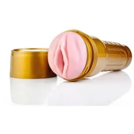 Fleshlight Sex Toys For Men – Stamina Training Unit (pink Flesh/gold)