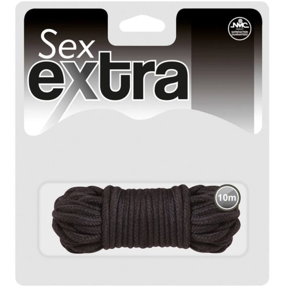 Satisfaction – Sex Extra Love Rope (black) (10-metre)