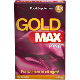 Goldmax Pink – Libido Supplement For Women (10x 450mg Capsules)