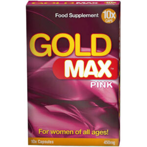 Goldmax Pink - Libido Supplement For Women (10x 450mg Capsules)