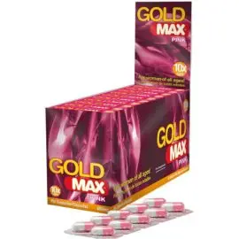 Goldmax Pink – Libido Supplement For Women (10x 450mg Capsules)