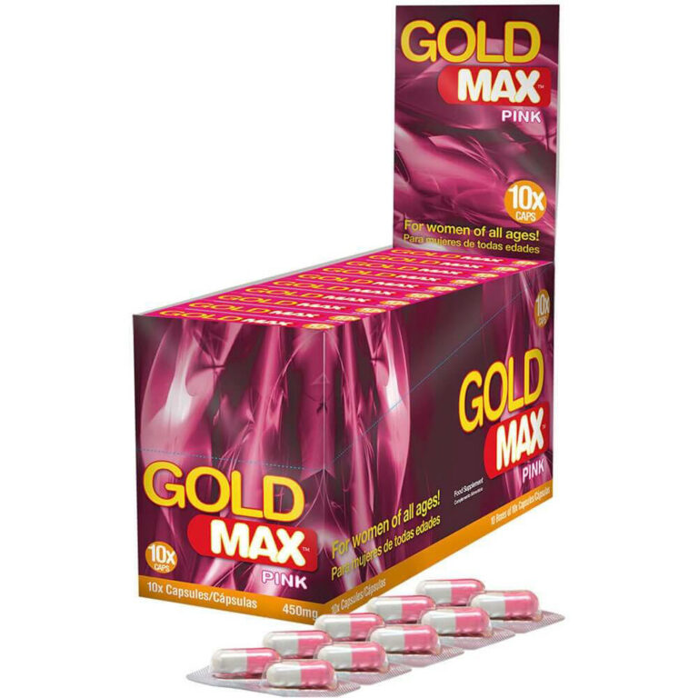 Goldmax Pink - Libido Supplement For Women (10x 450mg Capsules)