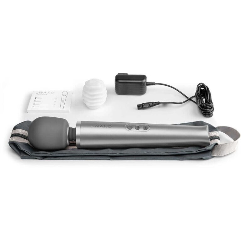 Le Wand Luxury Vibrating Rechargeable Sensual Massager (grey)
