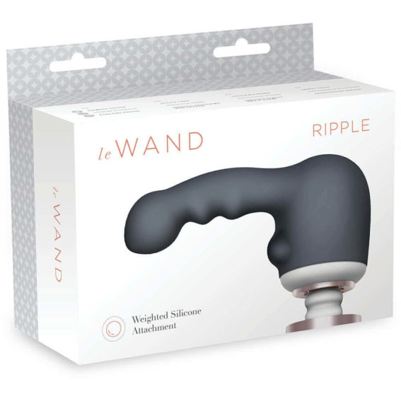 Le Wand Accessories For Vibrating Massager - Ripple Stimulation Attachment (grey)