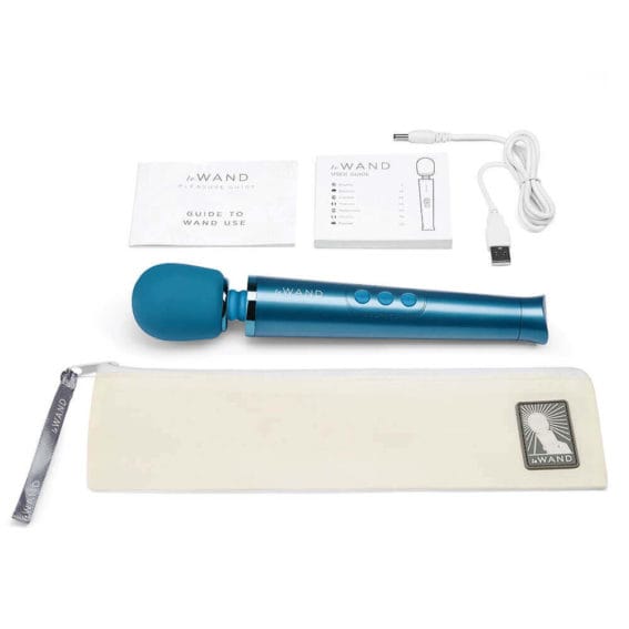 Le Wand Luxury 'petite' Rechargeable Sensual Massager (lake Blue)