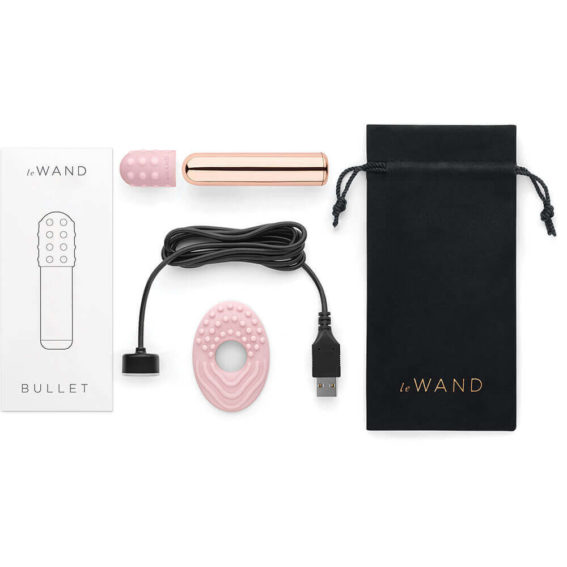 Le Wand Luxury ‘bullet’ Rechargeable Mini Vibrator (rose Gold)