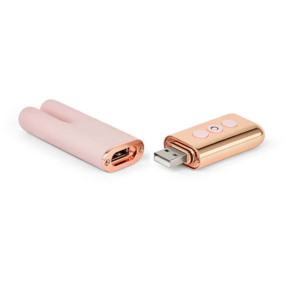 Le Wand Luxury 'deux' Rechargeable Mini Clitoral Vibrator (rose Gold)