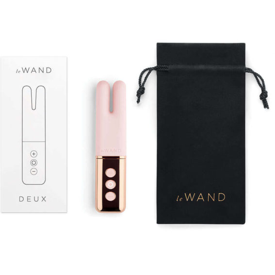 Le Wand Luxury 'deux' Rechargeable Mini Clitoral Vibrator (rose Gold)