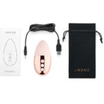 Le Wand Luxury ‘point’ Rechargeable Contoured Clitoral Vibrator (rose Gold)