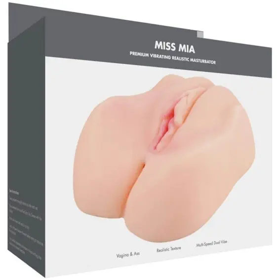 Linx – Miss Mia Premium Vibrating Realistic Masturbator (flesh)