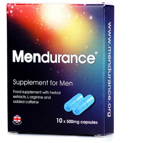 Mendurance – Supplement For Men (10x 500mg Capsules – Blue)