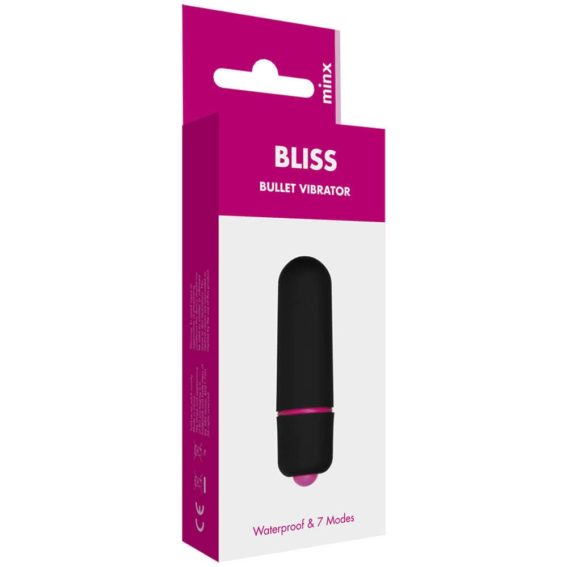 Minx - Bliss 7 Mode Mini Bullet Vibrator (black)