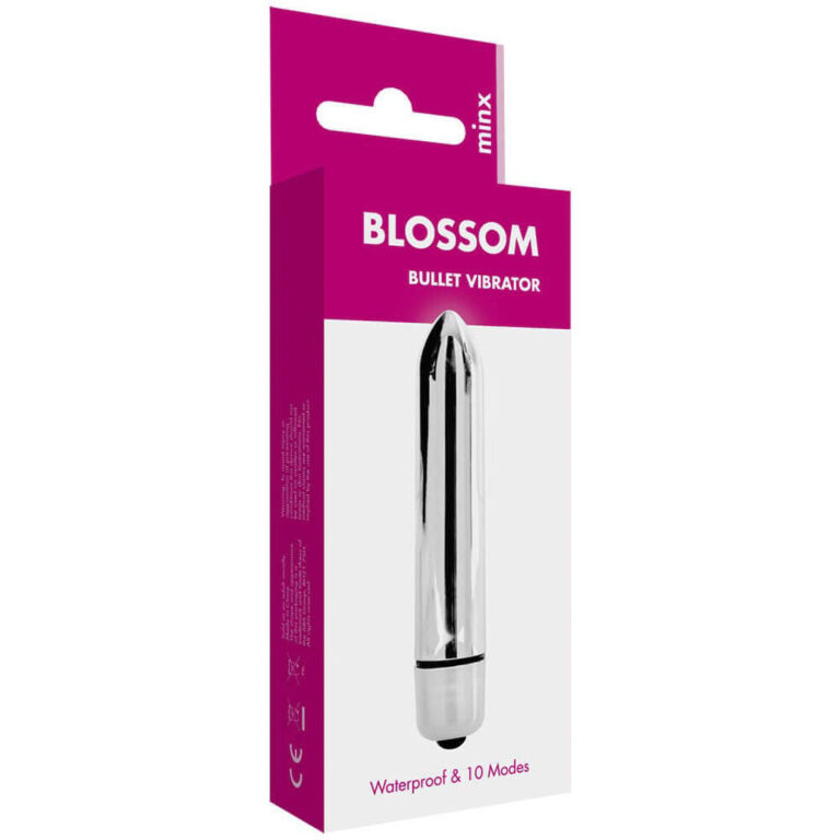 Minx - Blossom 10 Mode Bullet Vibrator (3.5-inch) (silver)