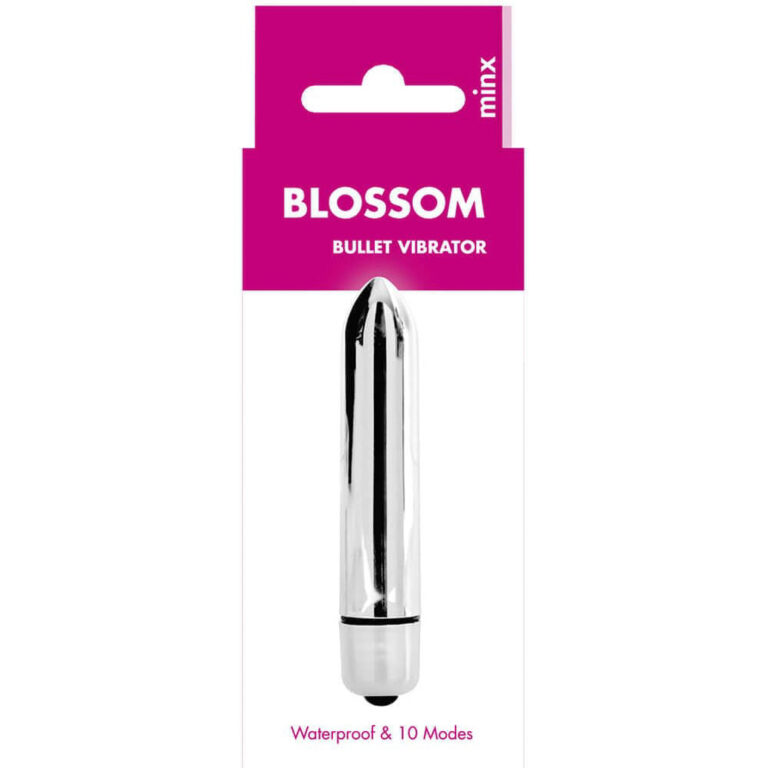 Minx - Blossom 10 Mode Bullet Vibrator (3.5-inch) (silver)