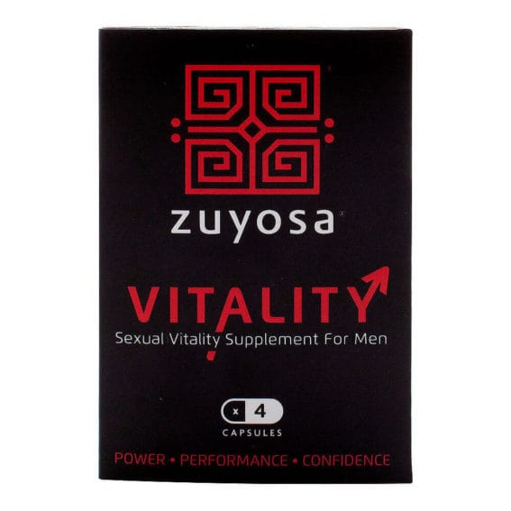 Zuyosa - Sexual Vitality Supplement For Men 4 Pack (essentials - Sexual Health)