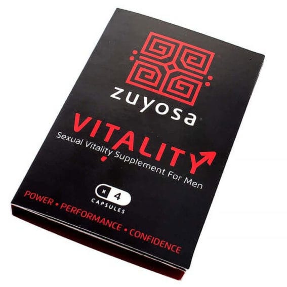 Zuyosa - Sexual Vitality Supplement For Men 4 Pack (essentials - Sexual Health)