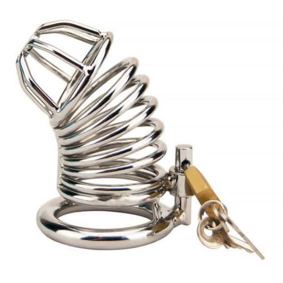 Impound – Spiral Male Chastity Device (bondage – Cock Rings And Cages)