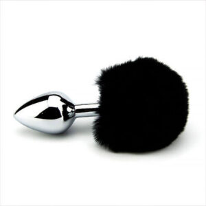 Furry Fantasy - Black Bunny Tail Butt Plug (anal Toys - Butt Plugs)