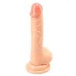 Loving Joy – Realistic Dildo With Balls And Suction Cup 6 Inch (dildos & Dongs)