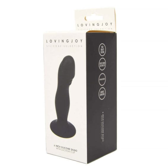 Loving Joy - 6 Inch Silicone Dildo With Suction Cup (dildos & Dongs)