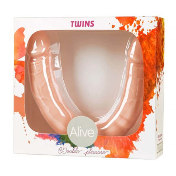 Alive – Realistic 12 Inch Silicone Double Dildo (dildos & Dongs)