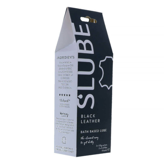 Slube – Black Leather Water Based Bath Gel 250g (essentials – Lubricants)