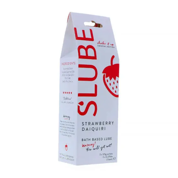 Slube - Strawberry Daiquiri Water Based Bath Gel 250g (essentials - Lubricants)