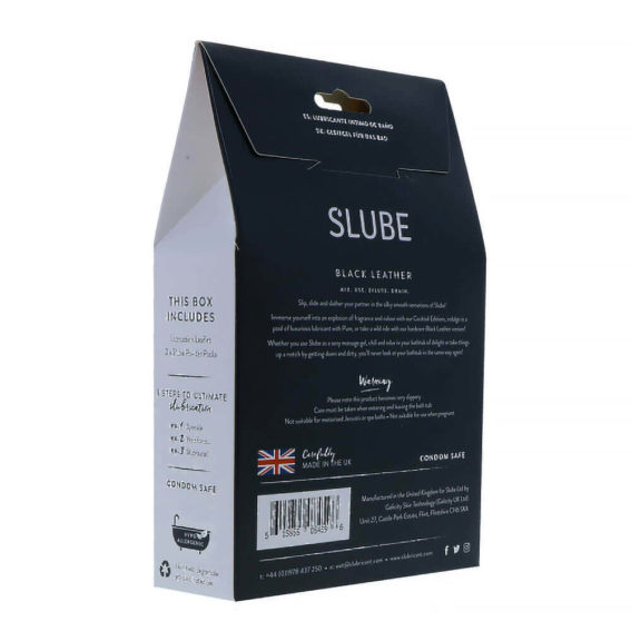 Slube - Black Leather Water Based Bath Gel 500g (essentials - Lubricants)