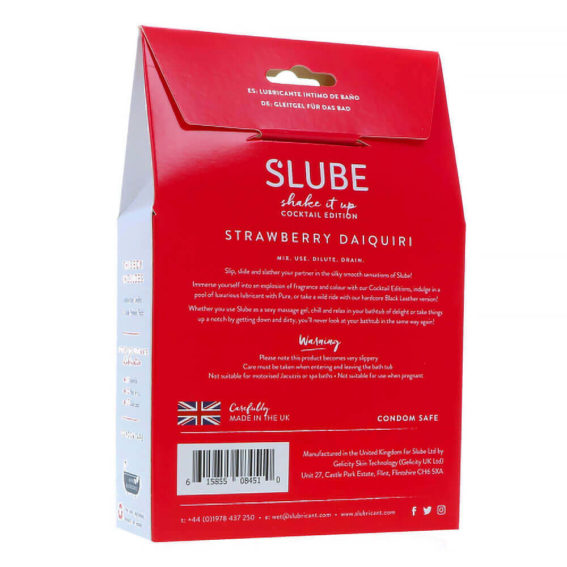 Slube – Strawberry Daiquiri Water Based Bath Gel 500g (essentials – Lubricants)