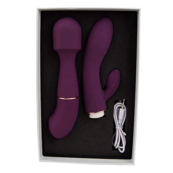 Loving Joy - Dua Interchangeable Vibrator With 2 Attachments (rabbit Vibrators)