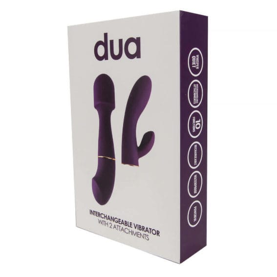 Loving Joy - Dua Interchangeable Vibrator With 2 Attachments (rabbit Vibrators)