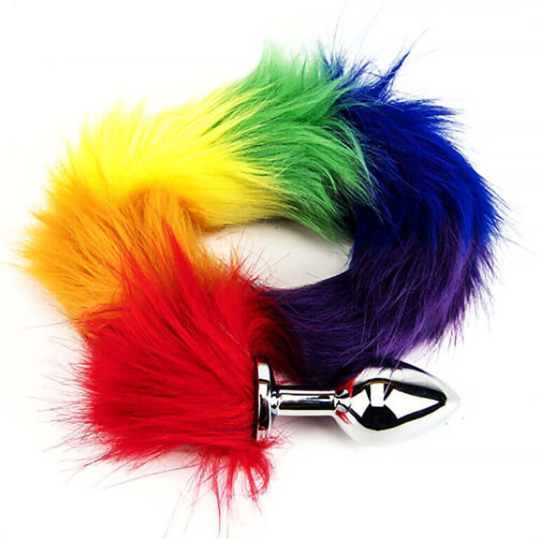 Furry Fantasy - Rainbow Tail Butt Plug (anal Toys - Butt Plugs)
