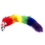 Furry Fantasy – Rainbow Tail Butt Plug (anal Toys – Butt Plugs)