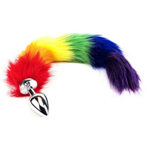 Furry Fantasy - Rainbow Tail Butt Plug (anal Toys - Butt Plugs)