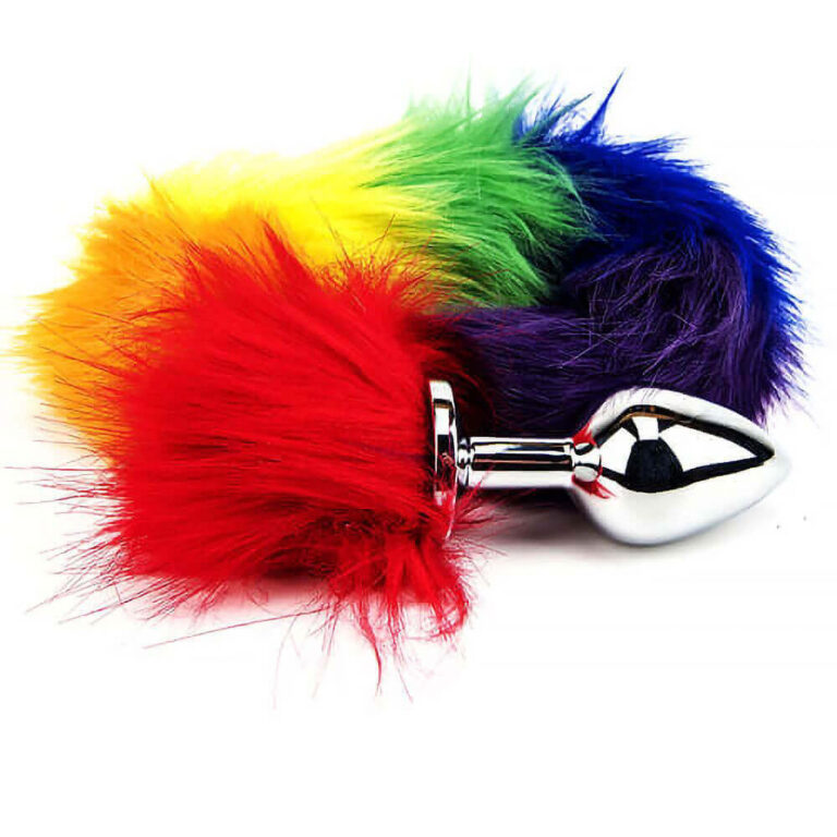 Furry Fantasy - Rainbow Tail Butt Plug (anal Toys - Butt Plugs)