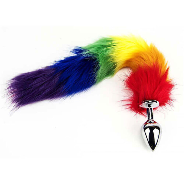 Furry Fantasy - Rainbow Tail Butt Plug (anal Toys - Butt Plugs)