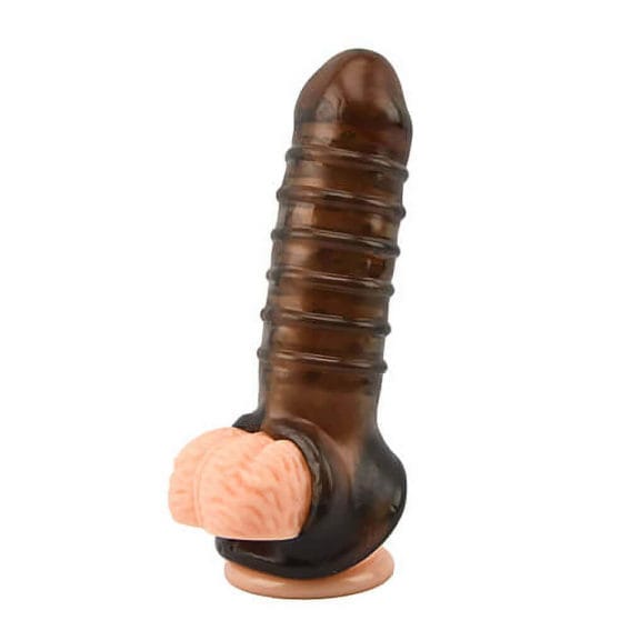 Loving Joy - Boss Textured Penis Sleeve With Ball Loop (toys For Him)