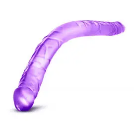 Blush – 16 Inch Flexible Double Dildo (purple – Double Enders)