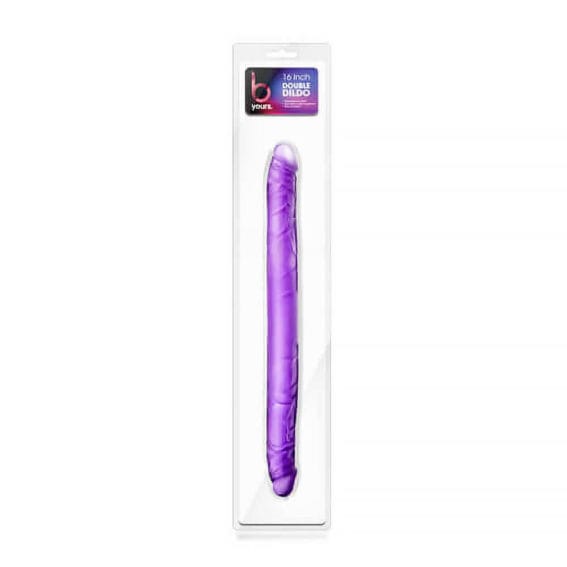 Blush - 16 Inch Flexible Double Dildo (purple - Double Enders)