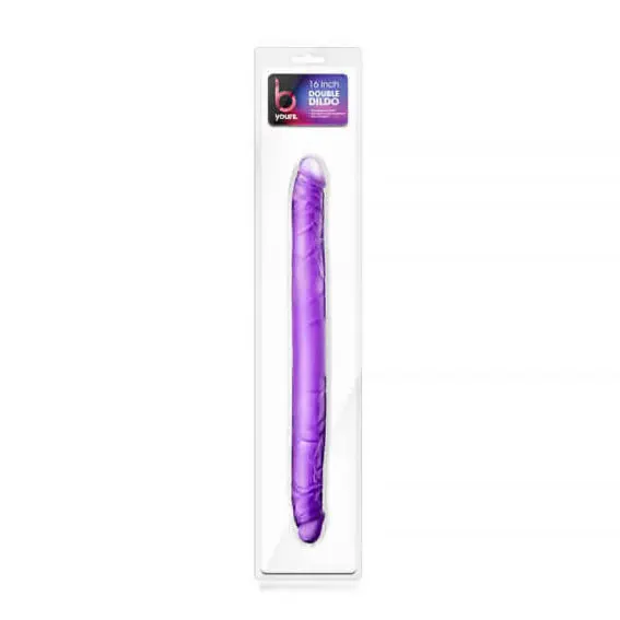 Blush - 16 Inch Flexible Double Dildo (purple - Double Enders)
