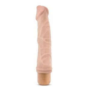 Blush - 9 Inch Realistic Multi Speed Vibrator Curved (flesh)