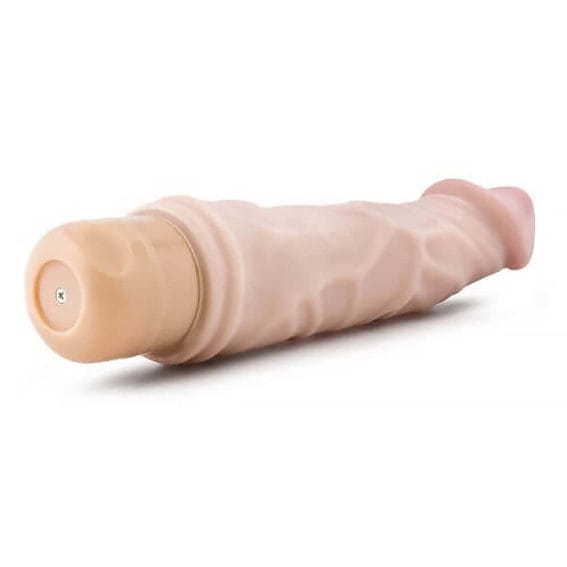 Blush - 9 Inch Realistic Multi Speed Vibrator Curved (flesh)