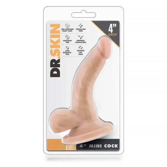 Blush - Realistic 4 Inch Suction Base Cock With Balls (dildos - Strap Ons)
