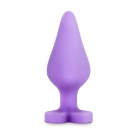 Blush – Candy Heart Butt Plug Do Me Now Purple (anal Toys – Butt Plugs)