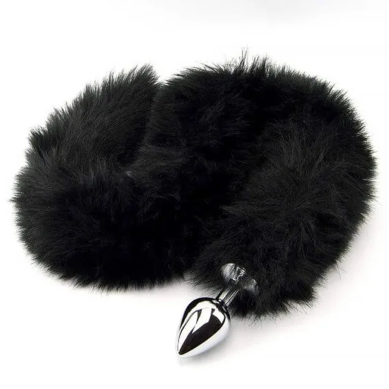 Furry Fantasy - Black Panther Tail Butt Plug (anal Toys - Butt Plugs)