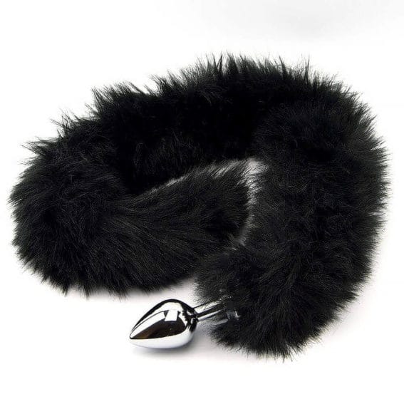Furry Fantasy - Black Panther Tail Butt Plug (anal Toys - Butt Plugs)