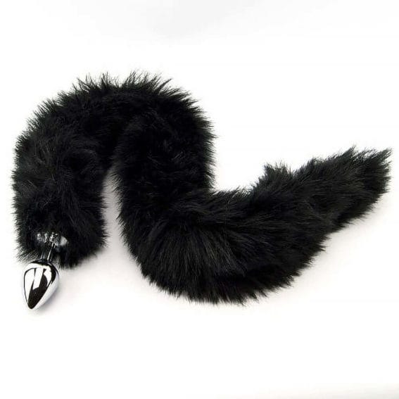 Furry Fantasy - Black Panther Tail Butt Plug (anal Toys - Butt Plugs)