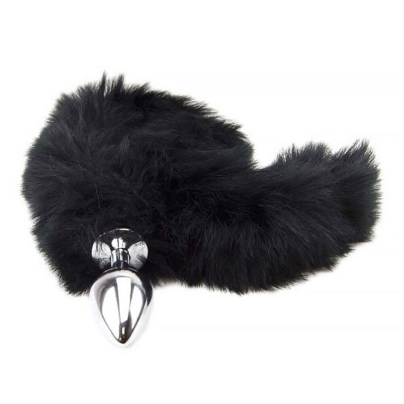 Furry Fantasy – Black Panther Tail Butt Plug (anal Toys – Butt Plugs)