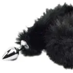 Furry Fantasy – Black Panther Tail Butt Plug (anal Toys – Butt Plugs)