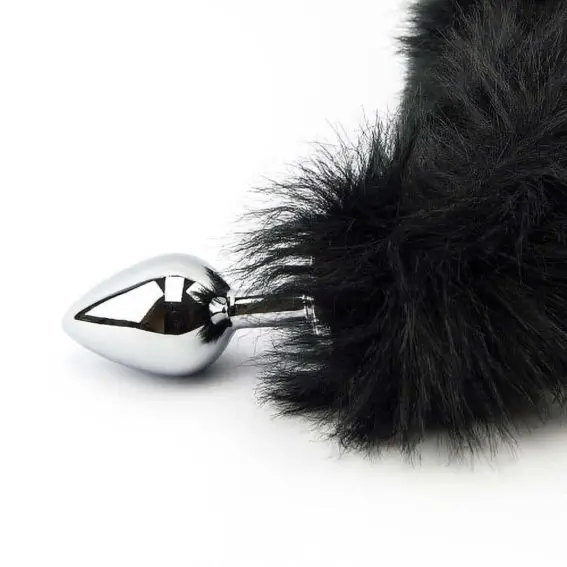 Furry Fantasy - Black Panther Tail Butt Plug (anal Toys - Butt Plugs)